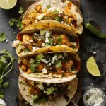 Crispy Poblano Chicken Tacos