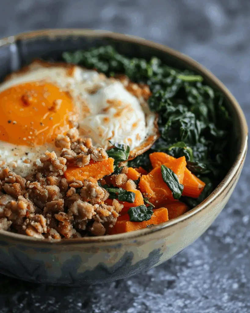 Delicious Sweet Potato Breakfast Bowl