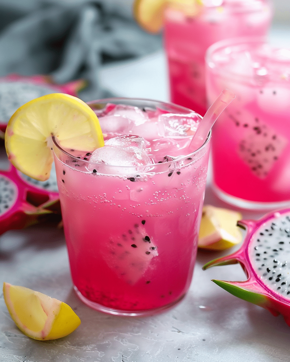 Dragon Fruit Lemonade
