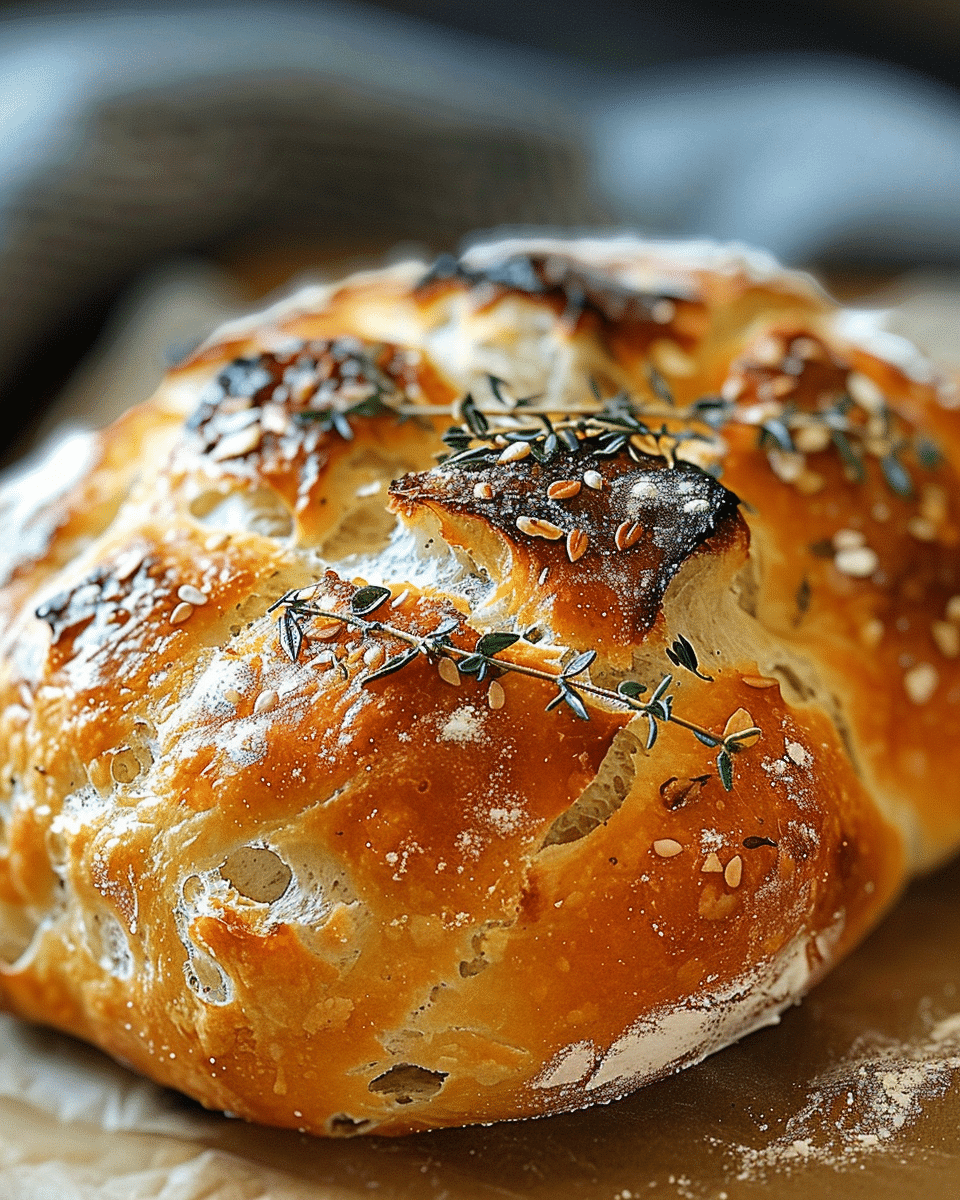 Easy No-Knead Artisan Bread | Kitchen Martha