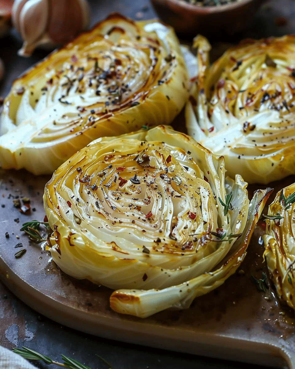 Easy Roasted Cabbage Steaks