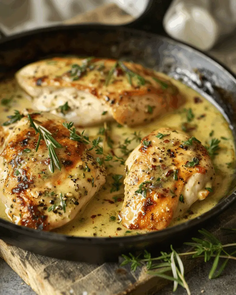 Creamy Pepperoncini Chicken Skillet