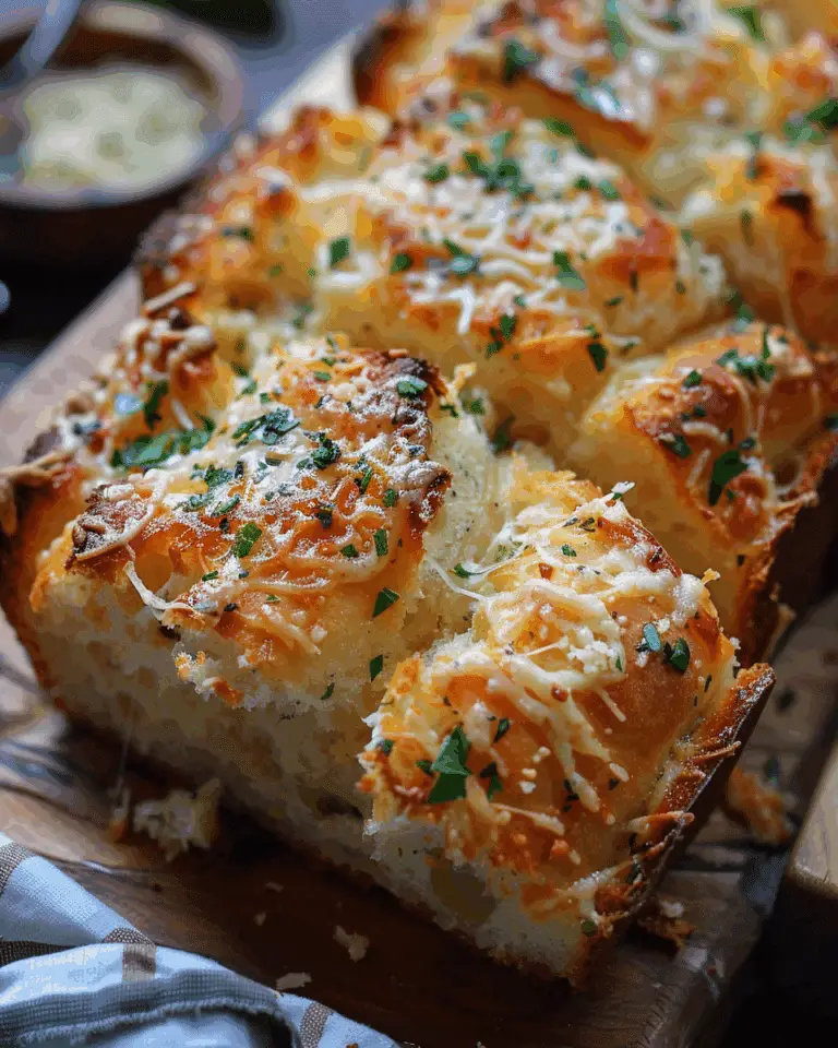 Garlic Parmesan Pull-Apart Bread