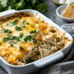 Green Chile Chicken and Rice Casserole
