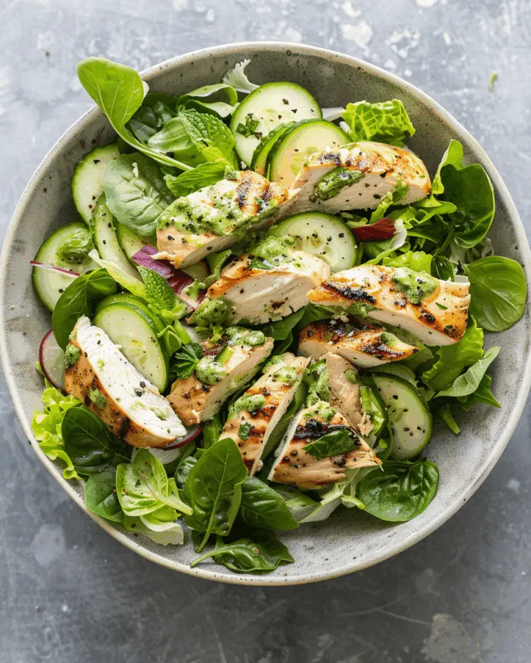 Healthy Green Goddess Chicken Salad
