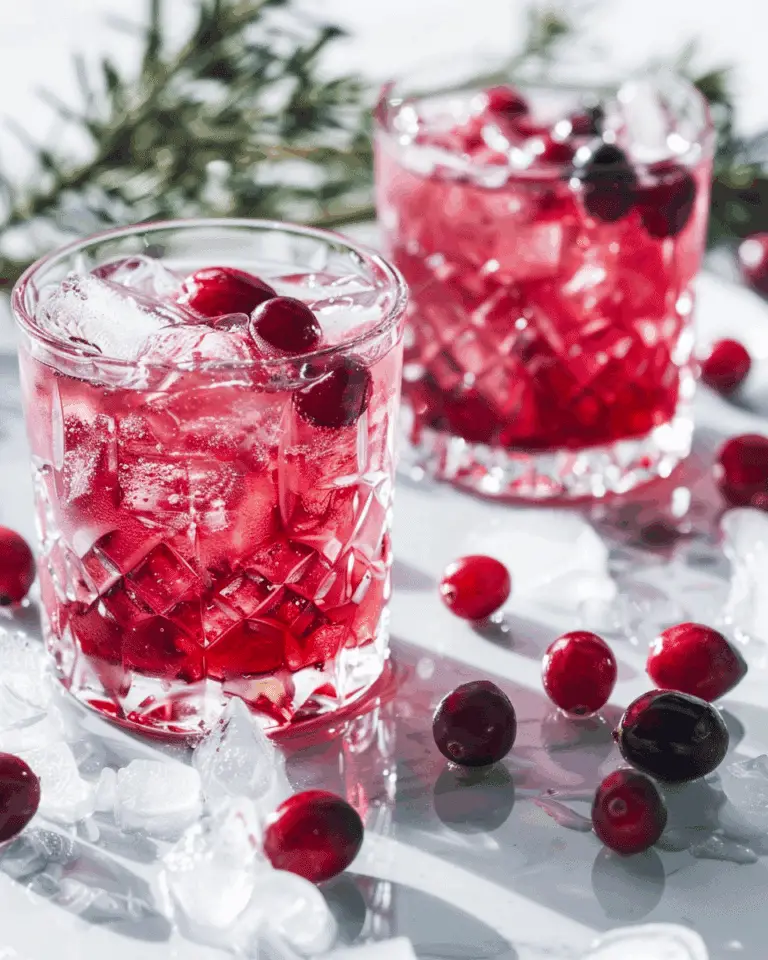 Hot Cranberry Sparkler Recipe