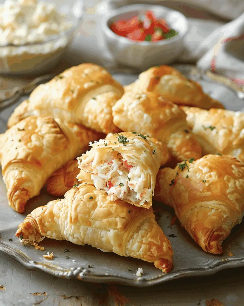 Irresistible Crab Crescent Bites