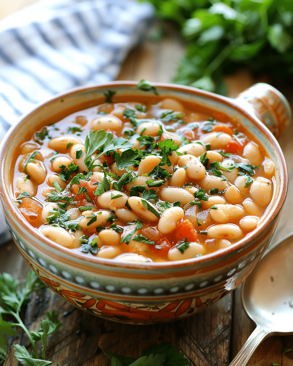 Mediterranean White Bean Soup