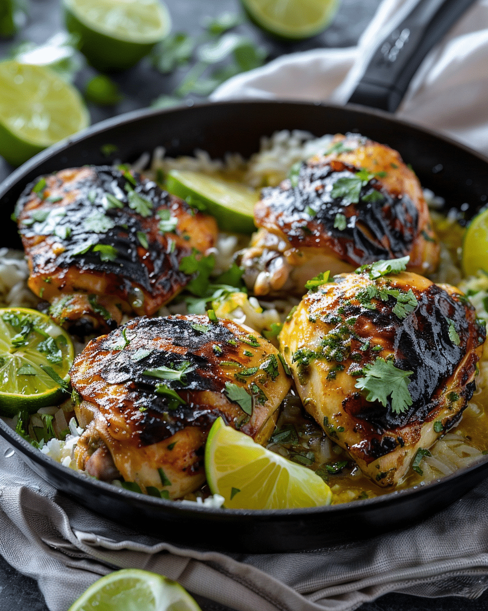 One Pan Coconut Lime Chicken