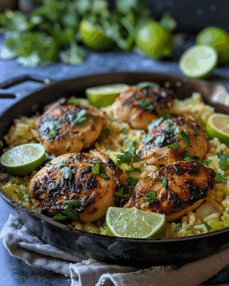 One Pan Coconut Lime Chicken