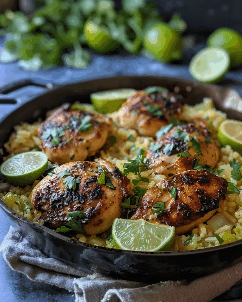One Pan Coconut Lime Chicken