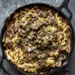 One-Pot Creamy Beef Stroganoff