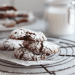 Paleo Chocolate Crinkle Cookies