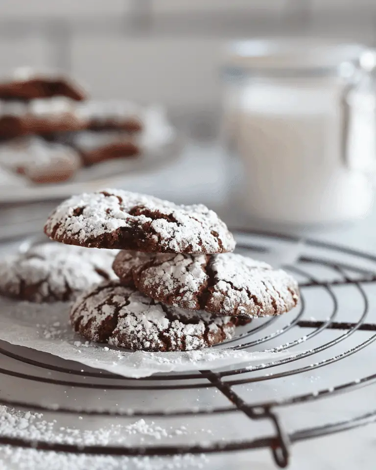 Paleo Chocolate Crinkle Cookies