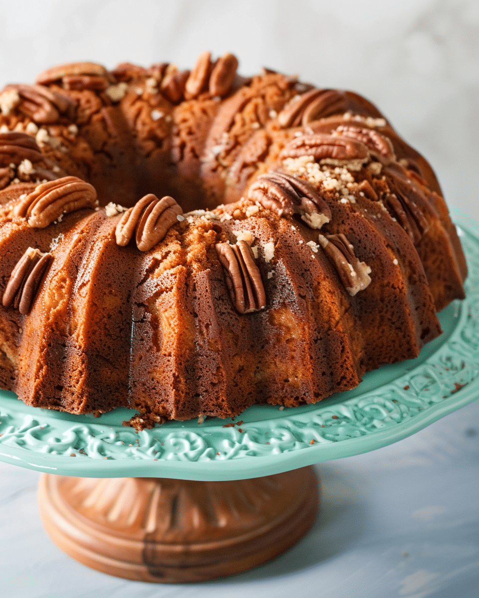Pecan Zucchini Bundt Cake
