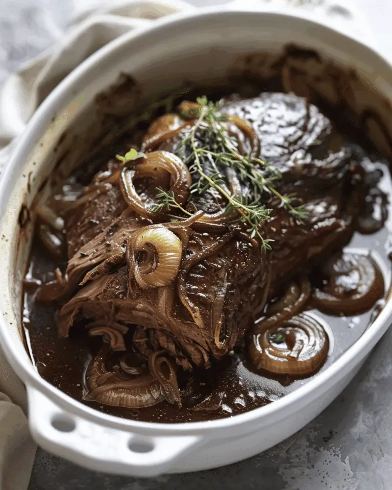 Savory French Onion Pot Roast