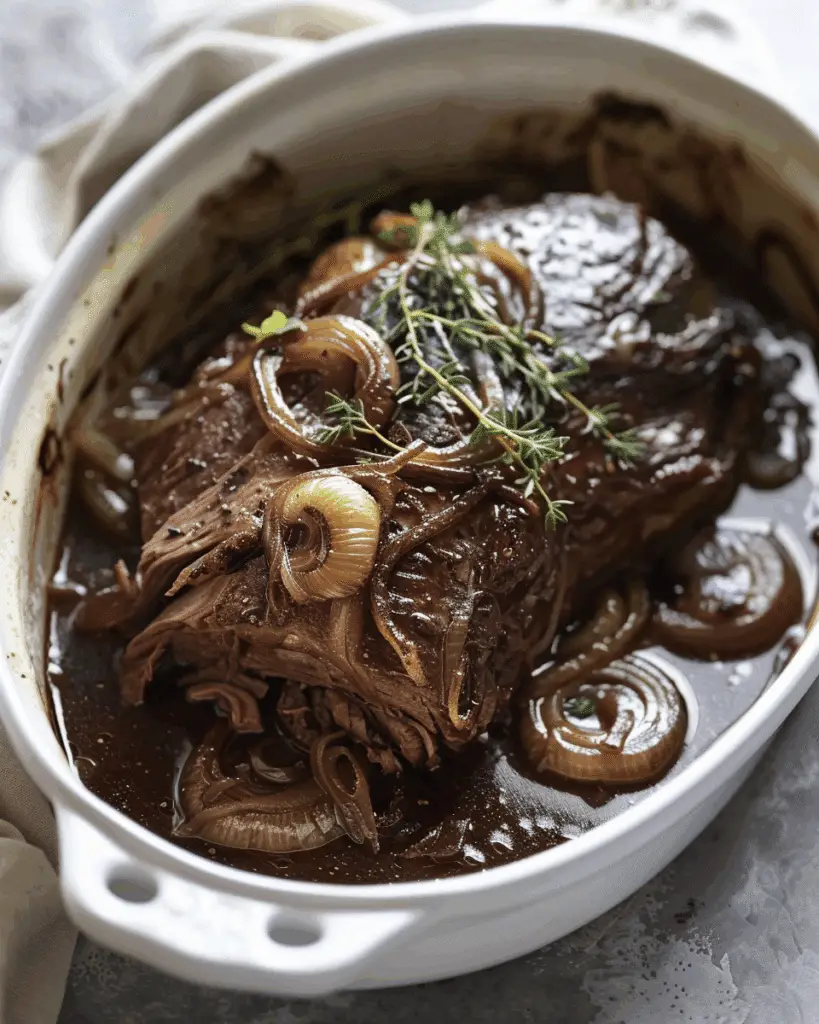 Savory French Onion Pot Roast