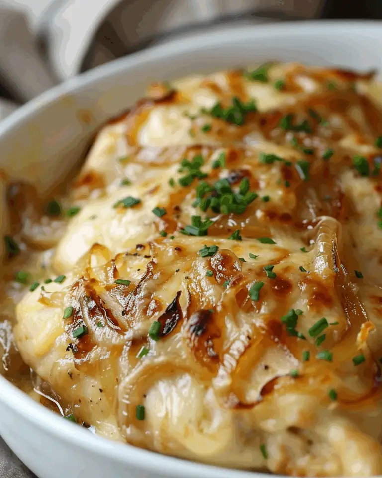 Slow Cooker French Onion Chicken