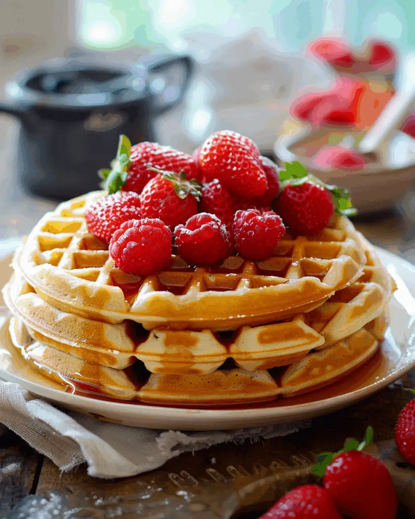 Sourdough Waffles