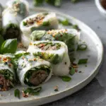 Thai Basil Beef Rolls