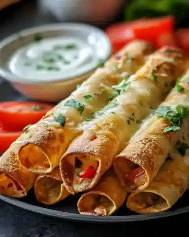 Cheesy Chicken Taquitos Recipe