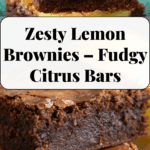 Zesty Citrus-Infused Lemon Brownies Recipe
