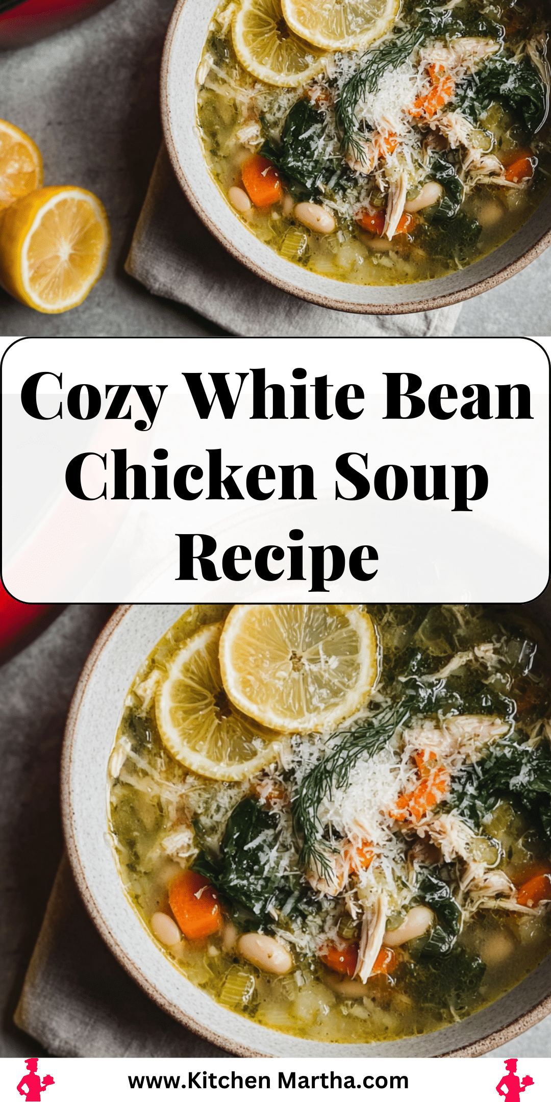 White Bean Chicken Soup Recipe: Comforting & Nourishing - Recipe Image