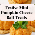 Mini Pumpkin Cheese Ball Bites Recipe