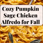 "Pumpkin Sage Chicken Alfredo Recipe