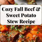 "Harvest Harmony Beef & Sweet Potato Stew Recipe