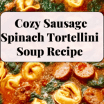 Easy Sausage Spinach Tortellini Soup Recipe
