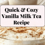 Vanilla Milk Tea Recipe