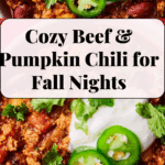 Beef and Pumpkin Chili Recipe