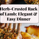 "Herb-Crusted Roasted Rack of Lamb Recipe