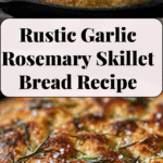 Rustic Garlic Rosemary Skillet Bread Recipe