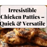 Chicken Patties Recipe