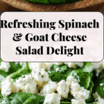 Simple Spinach Salad with Goat Cheese Recipe