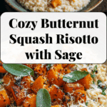 "Butternut Squash Risotto with Sage and Parmesan Recipe
