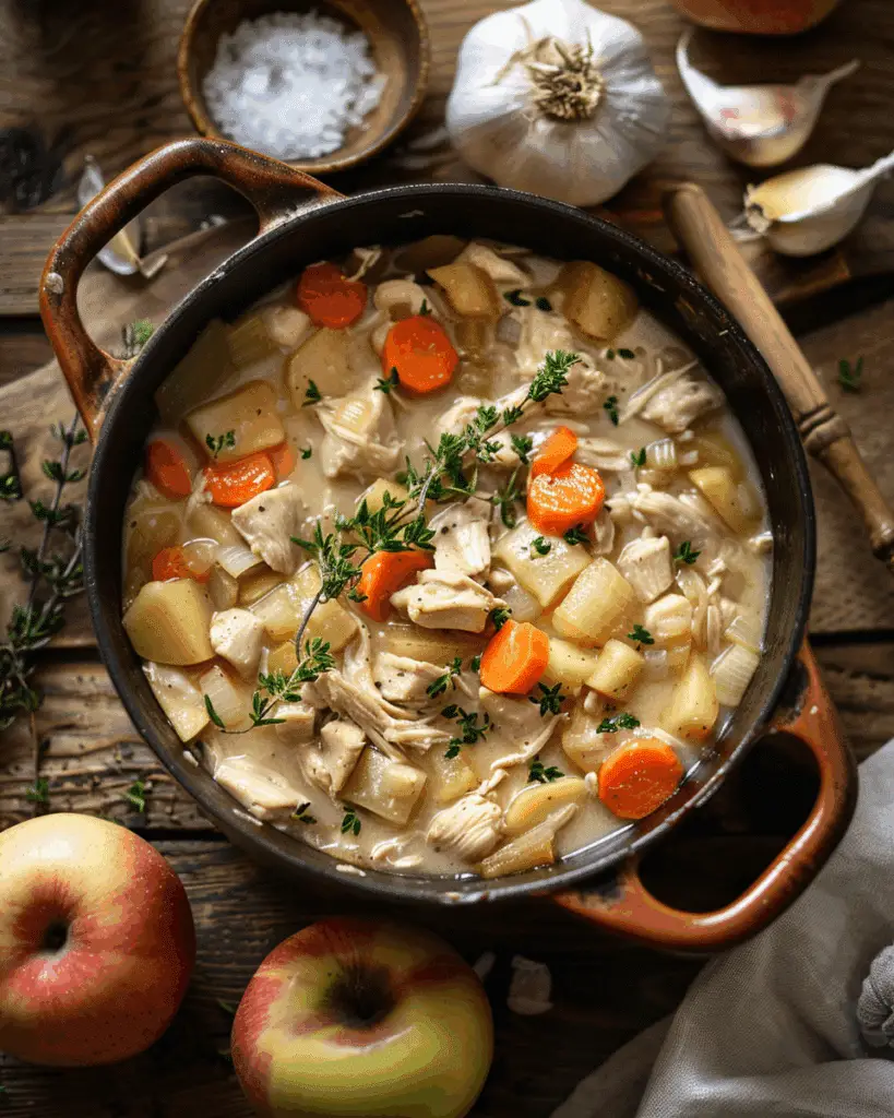 Apple Cider Chicken Stew