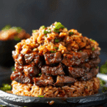 BBQ Beef Rice Stack