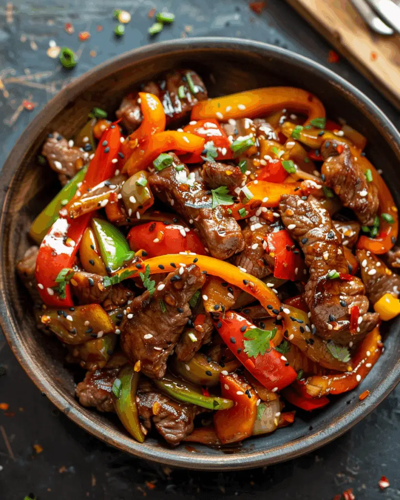 Beef Stir-Fry with Colorful Veggies Recipe