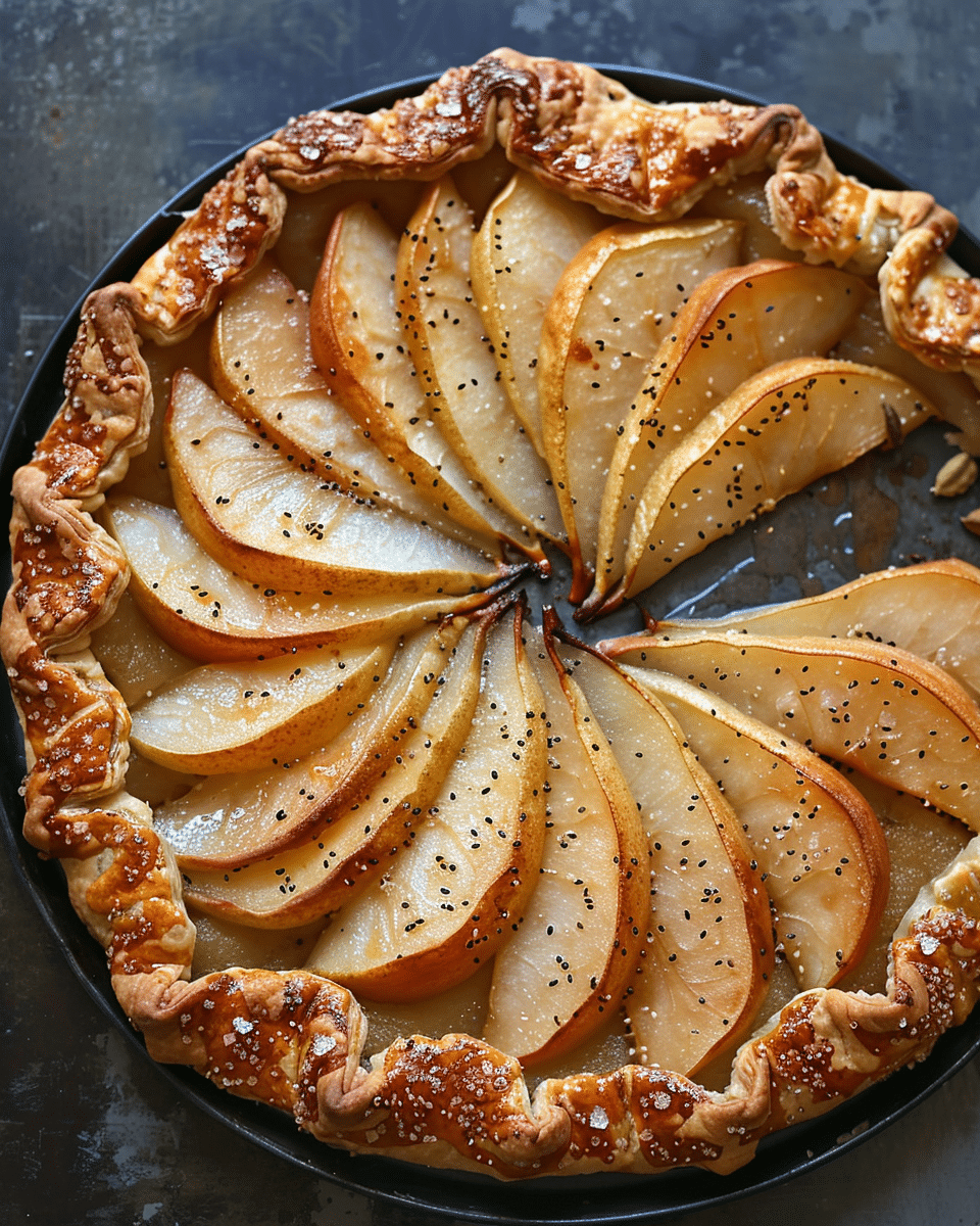 Cardamom Pear Galette