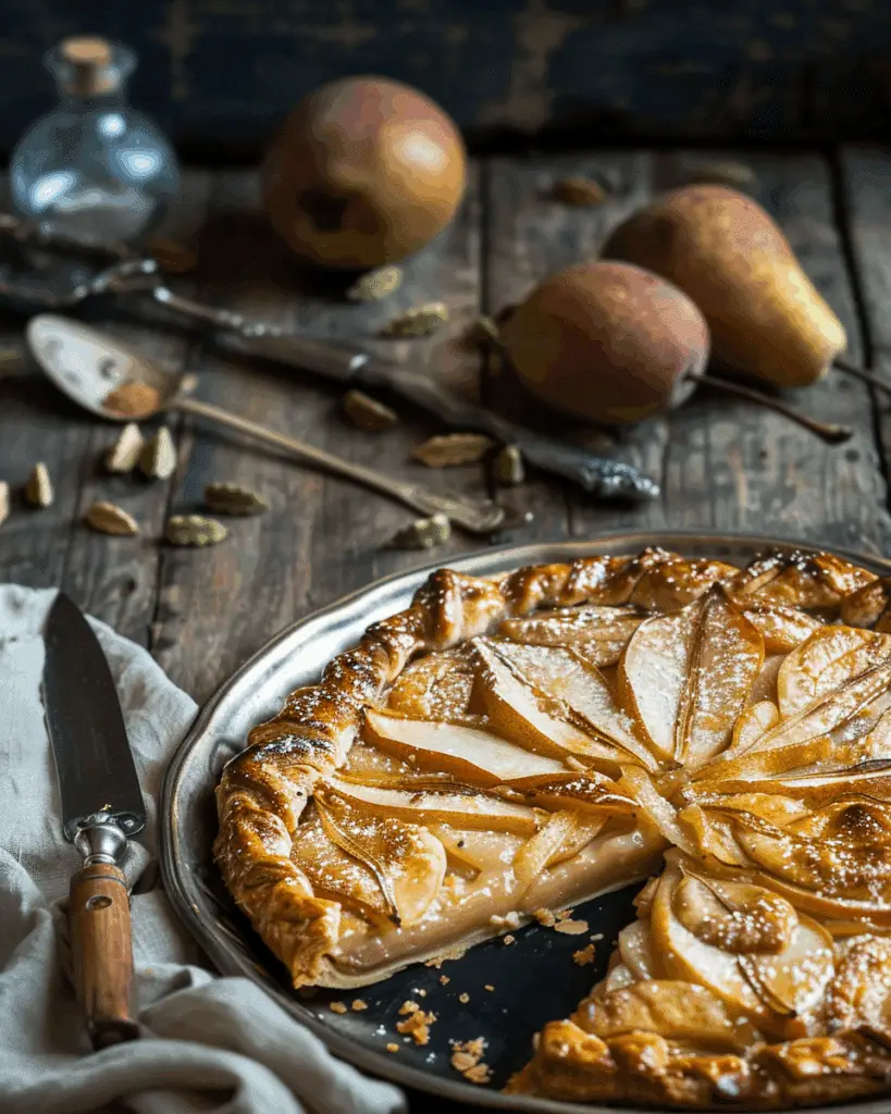 Cardamom Pear Galette