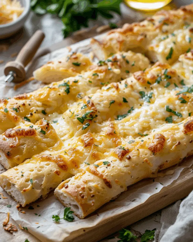 Cheesy Garlic Breadsticks Recipe