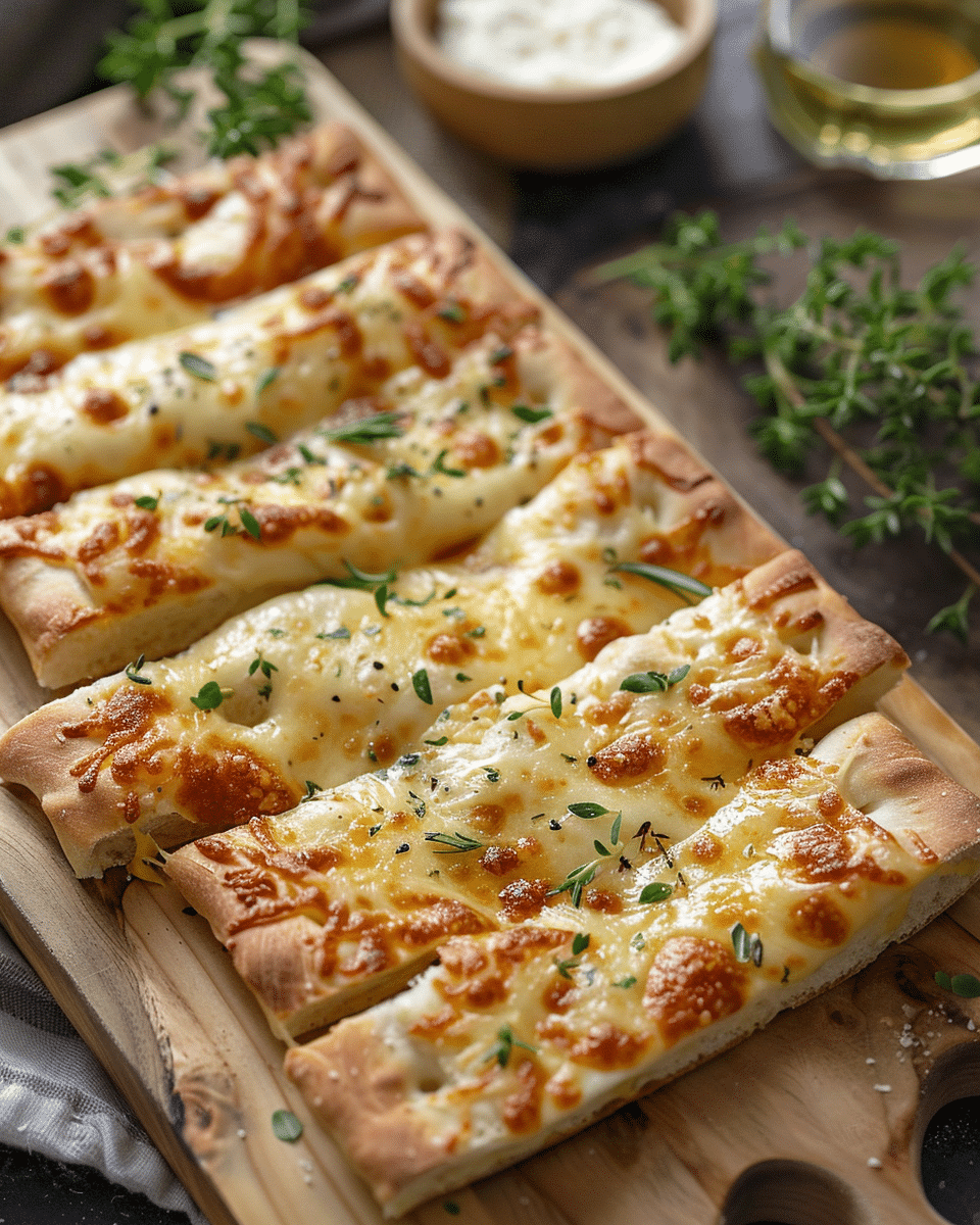 Cheesy Garlic Breadsticks Recipe
