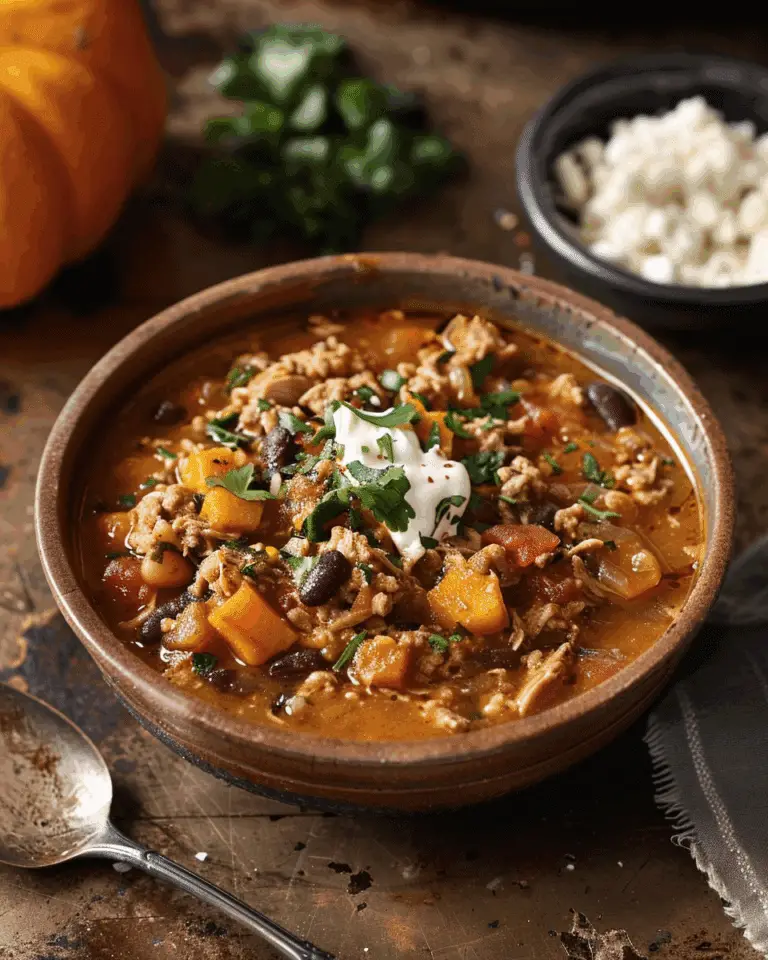 Chicken Chili with Pumpkin