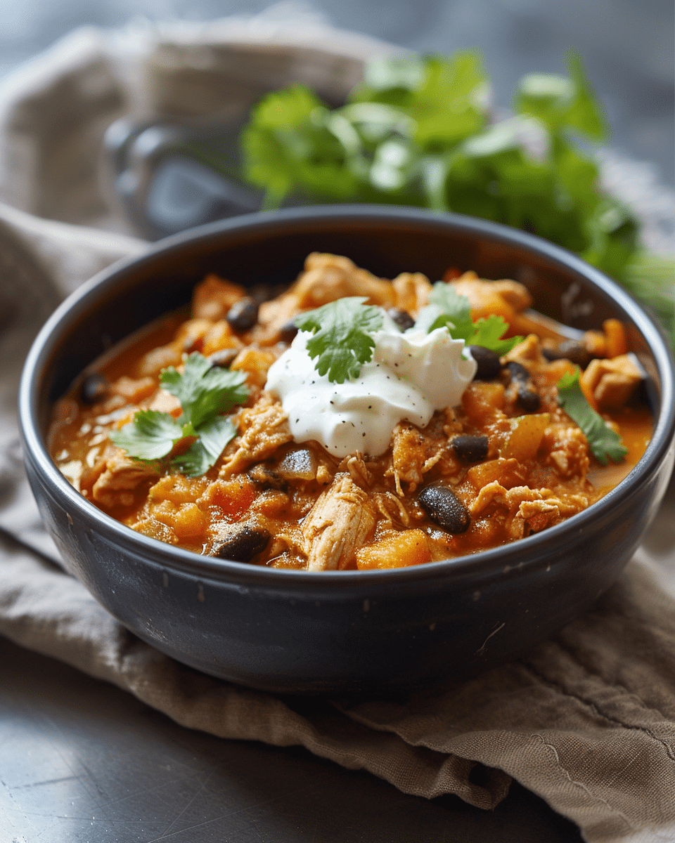 Chicken Chili with Pumpkin