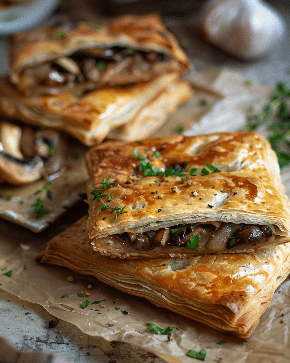Classic Mushroom Bourekas