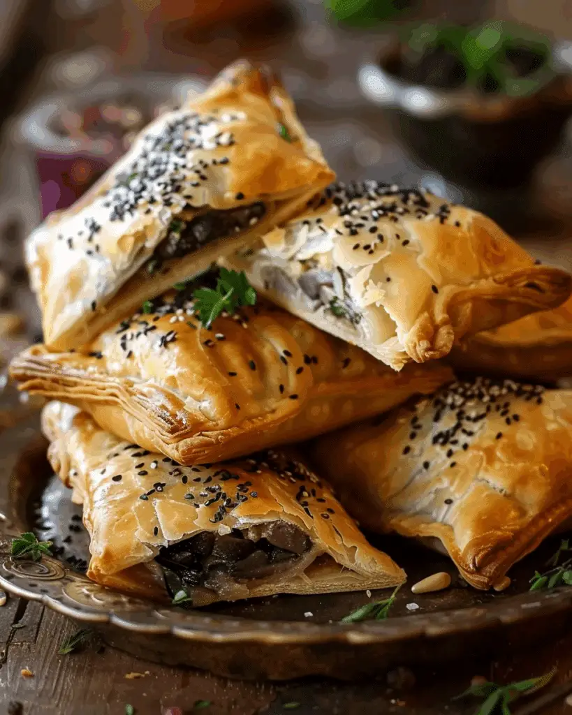 Classic Mushroom Bourekas