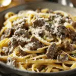 Creamy Beef and Mushroom Pasta